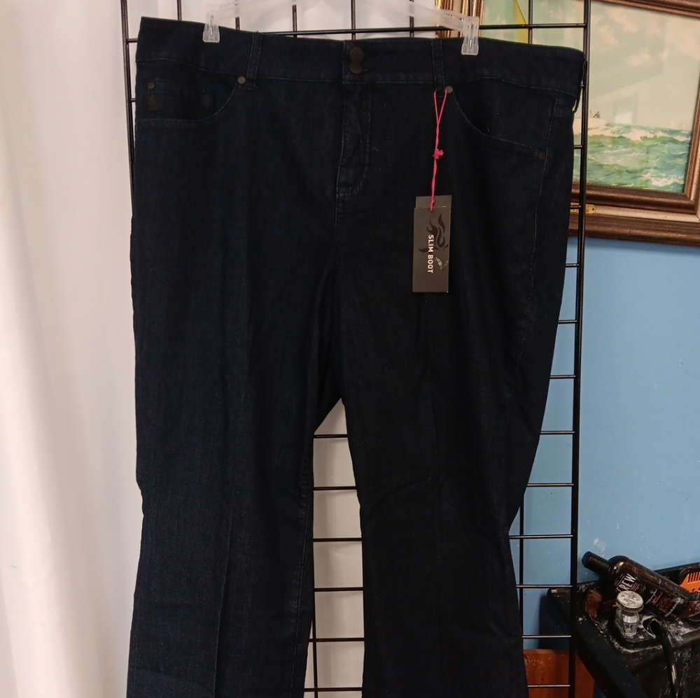NEW Torrid Jeans Womens Slim Fix Collection SLIM BOOT Size 26R NWT
